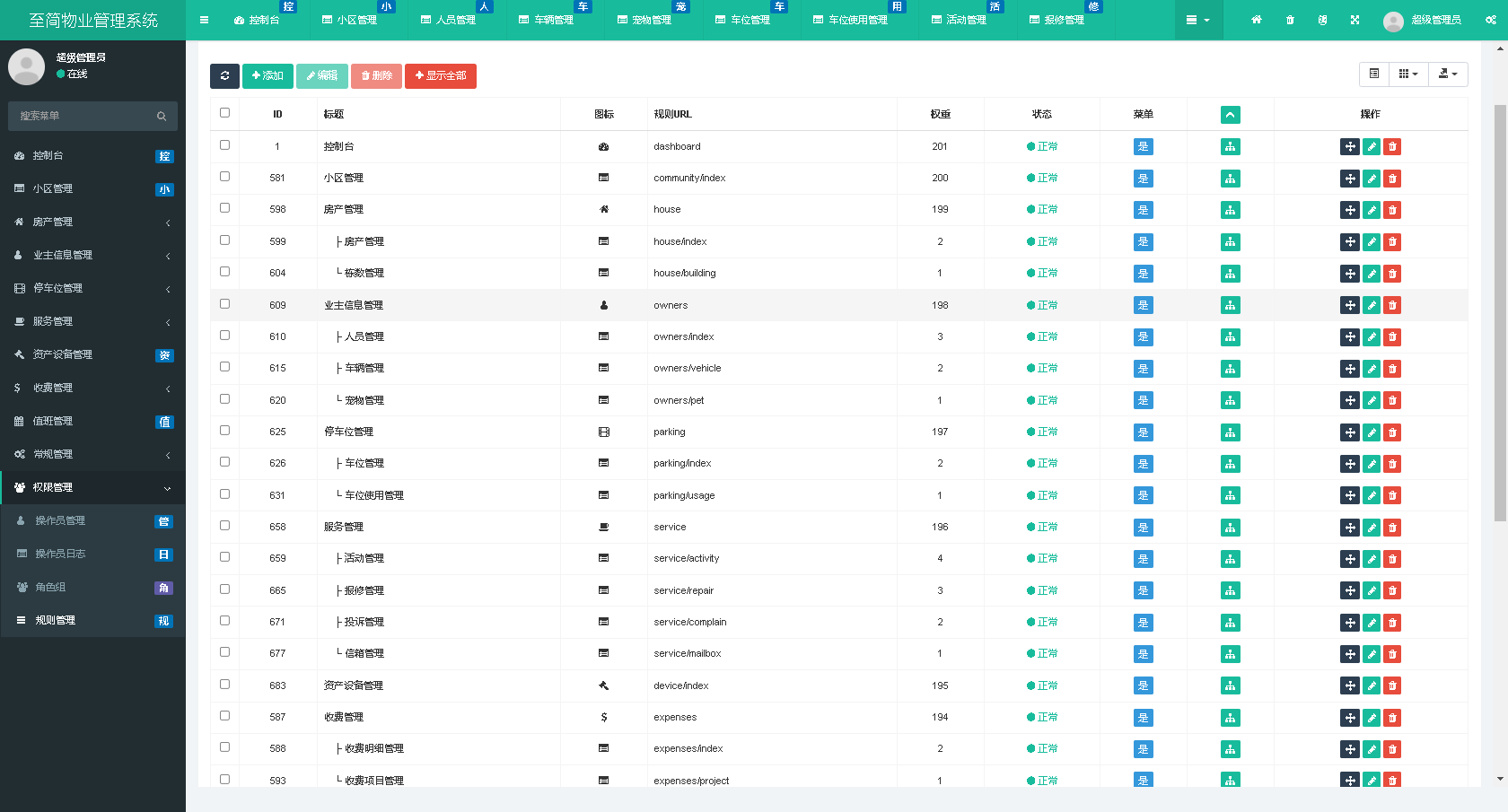 宝塔实测搭建多小区物业管理系统源码