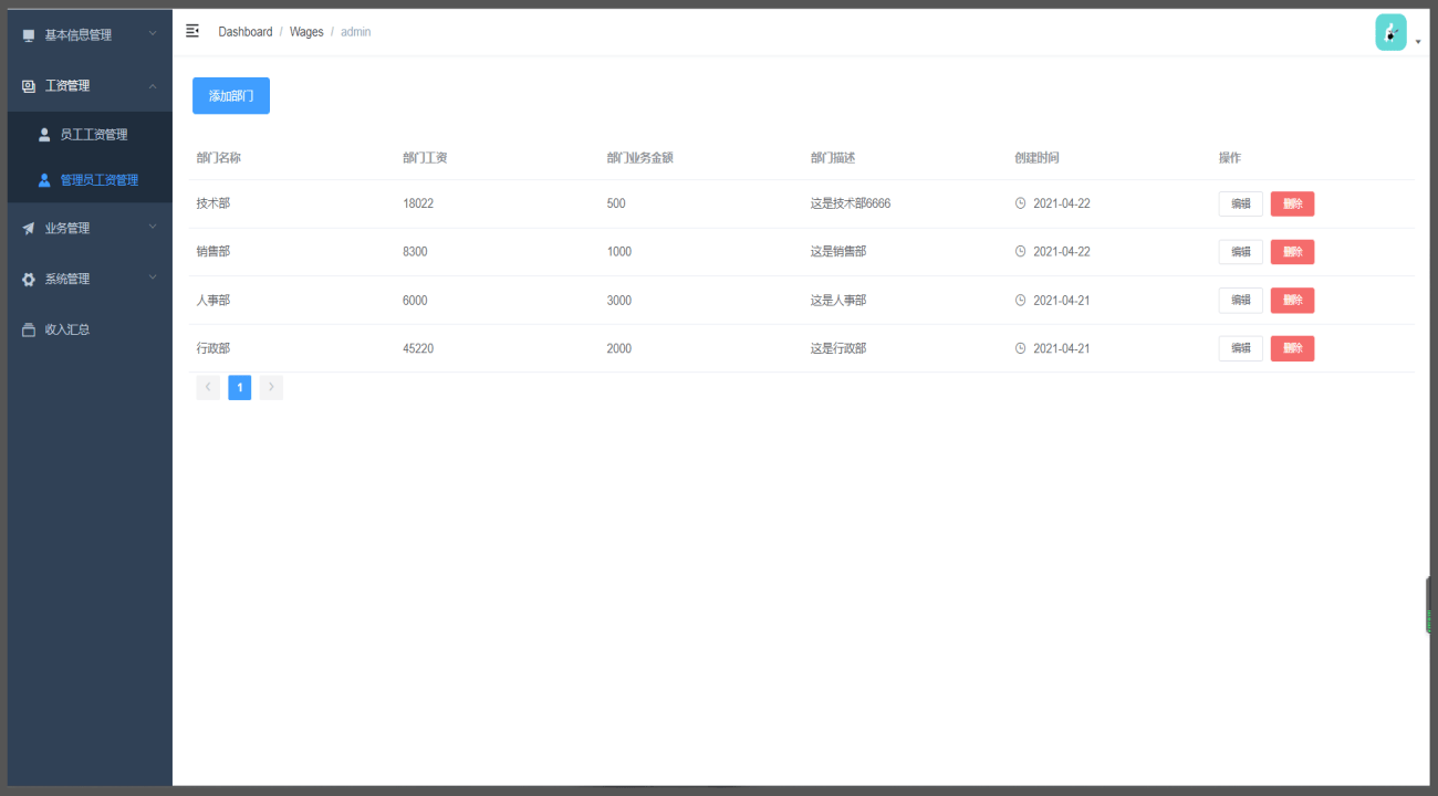 Java企业公司财务系统源码