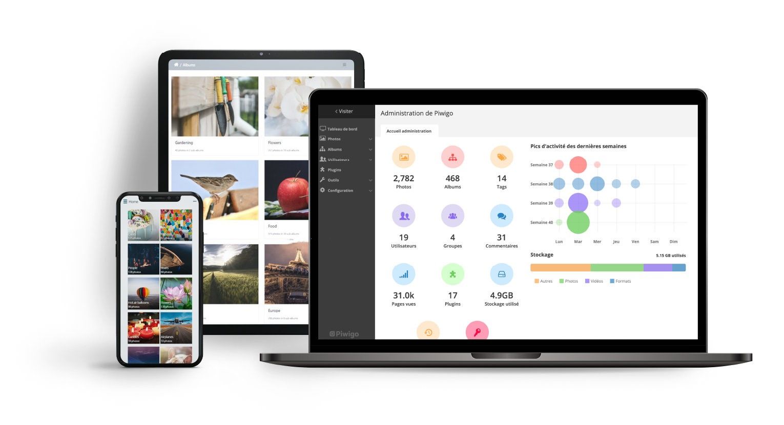 php宝塔搭建部署实战Piwigo开源相册管理系统源码
