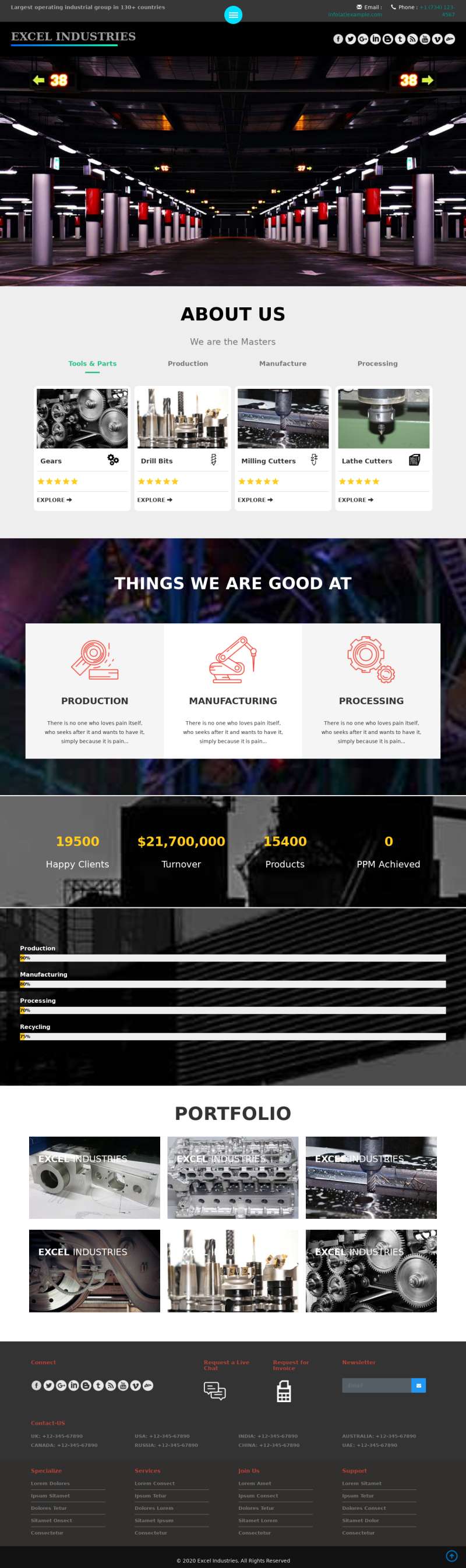 响应式2022英文企业官网源码,感觉挺有创意的