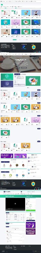 功能强大的国外商业PHP在线教育系统LMS源码/直播课程系统