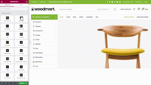 php宝塔搭建Woodmart V7.5.1 汉化主题|跨境电商|外贸商城|产品展示网站模板Wordpress主题php源码